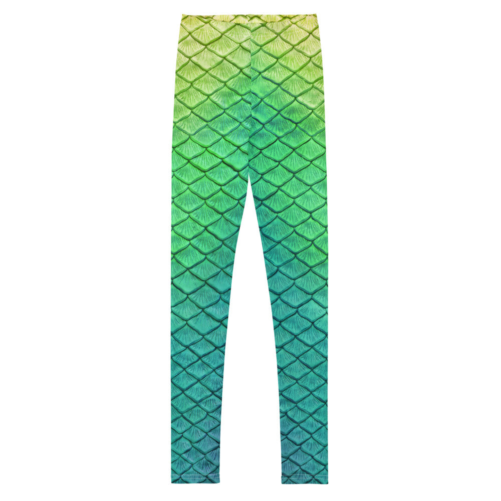 Shoal Green Youth Leggings