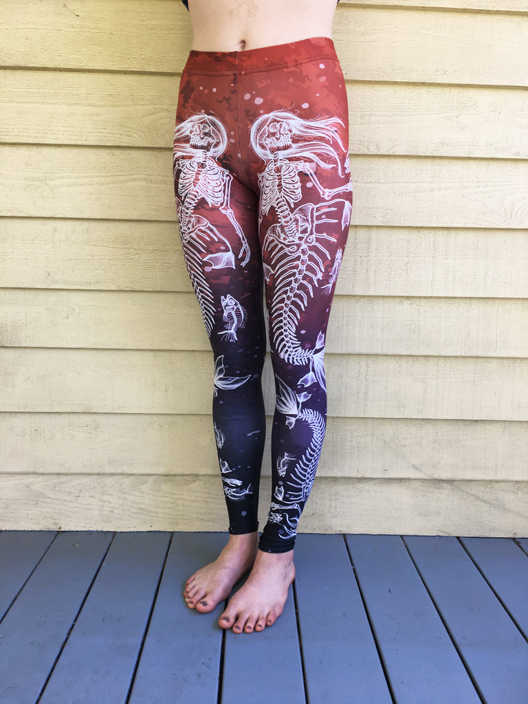 The Deadly Depths Leggings: Halloween Edition