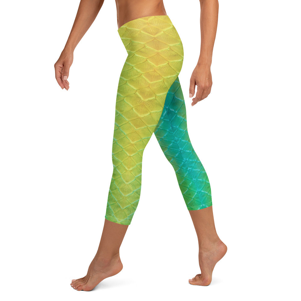 Jellyfish Jungle Capri Leggings