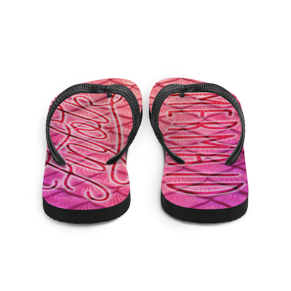 Finfolk Mermaid Fin-Flops: Plumeria