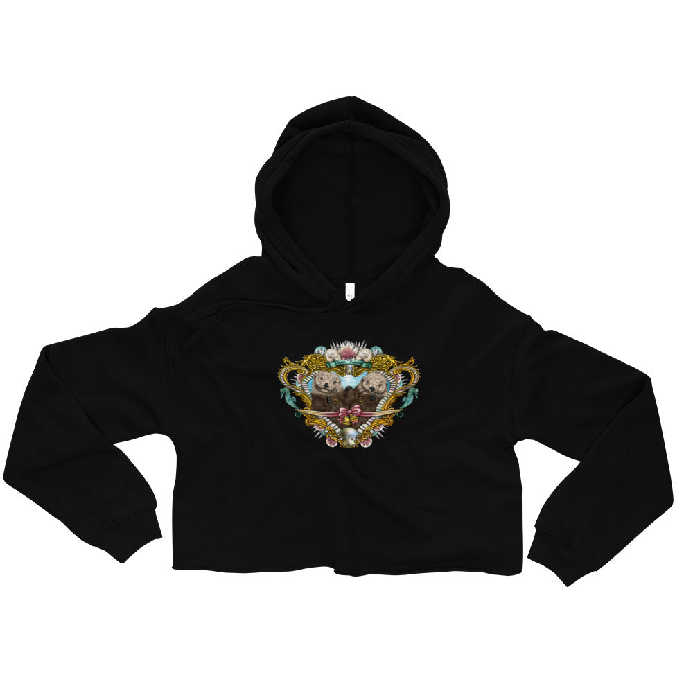 Otterly in Love Crop Hoodie