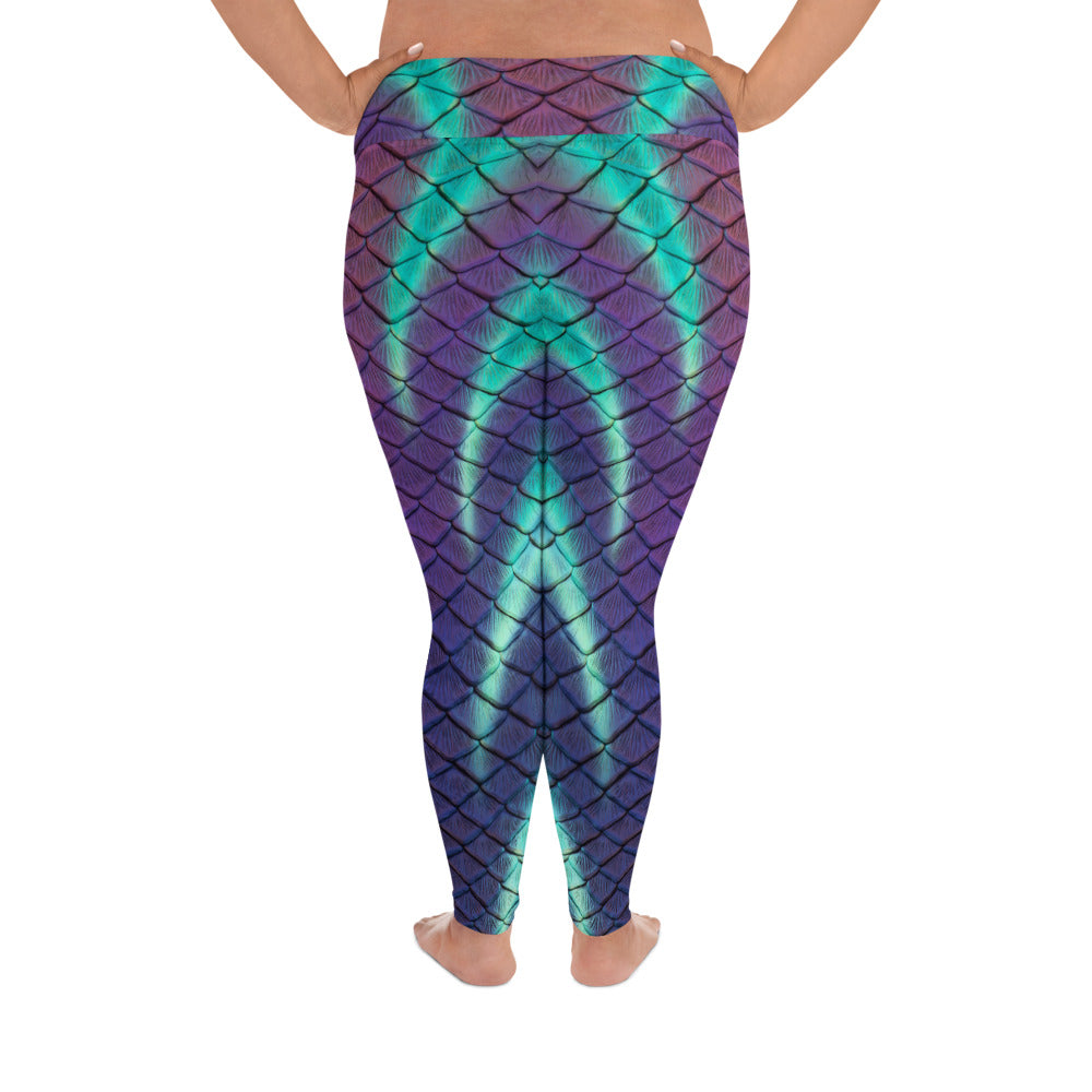 Aurora Borealis Plus Size Leggings