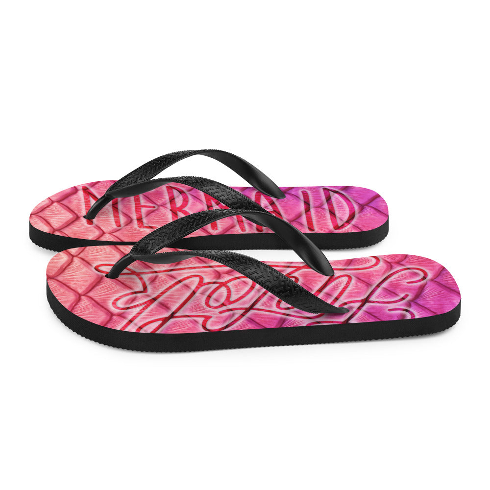 Finfolk Mermaid Fin-Flops: Plumeria