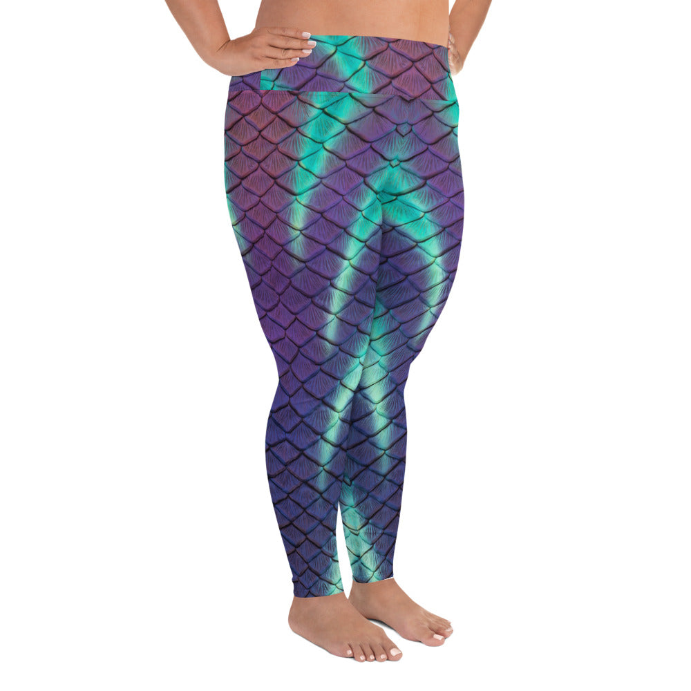 Aurora Borealis Plus Size Leggings
