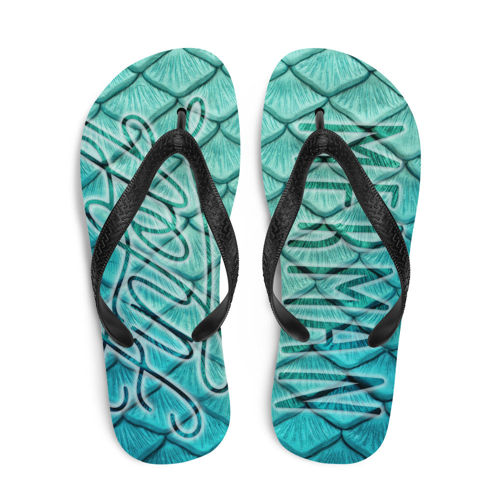 Finfolk Merman Fin-Flops: Sapphire