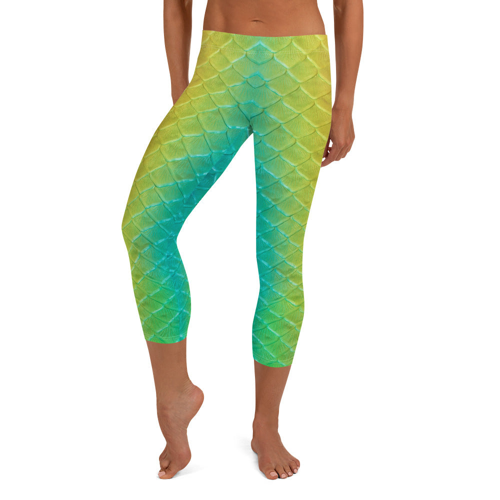 Jellyfish Jungle Capri Leggings