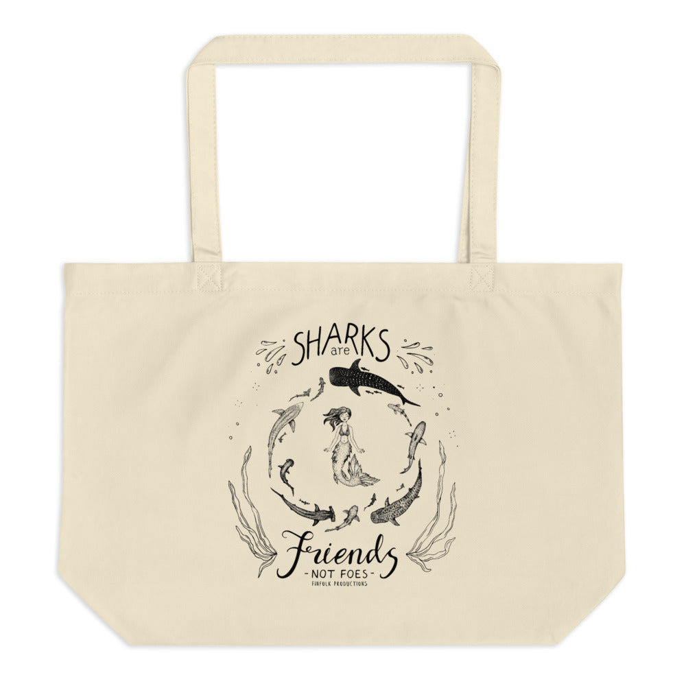Shark Friends Large Tote
