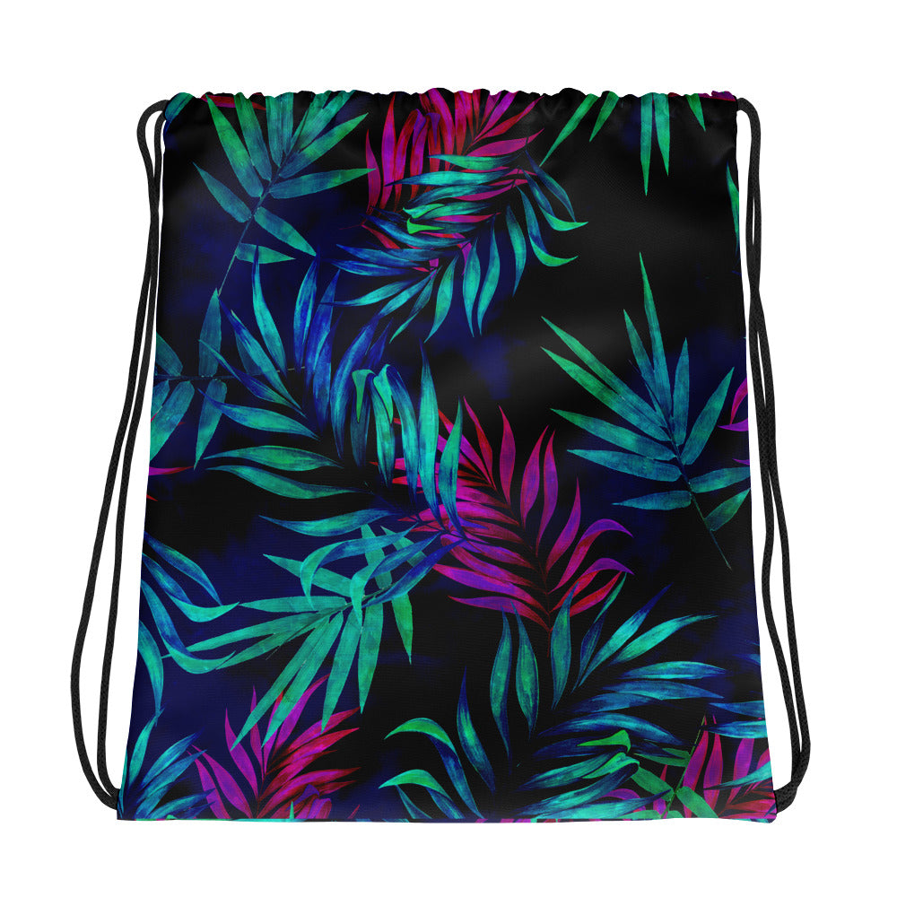 Neon Tropics Drawstring Bag