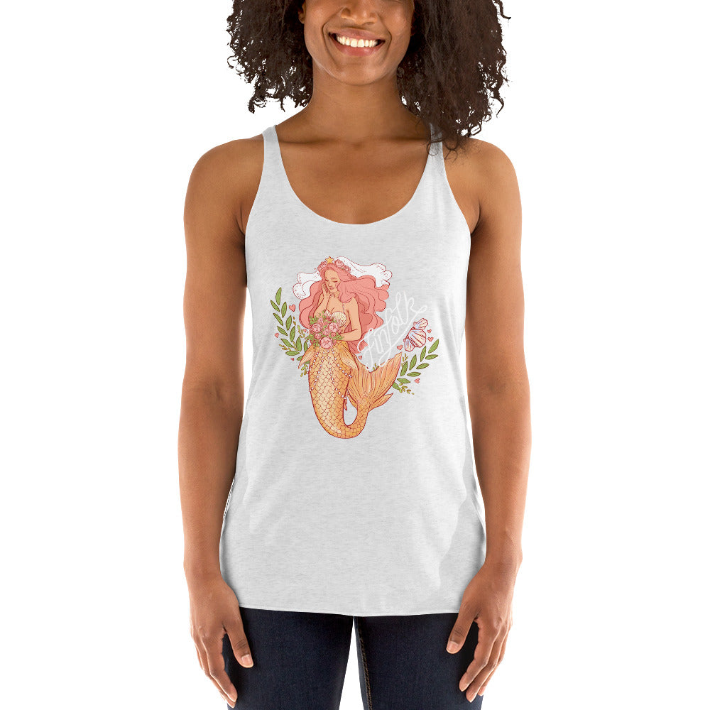 Finfolk Bride Racerback Tank