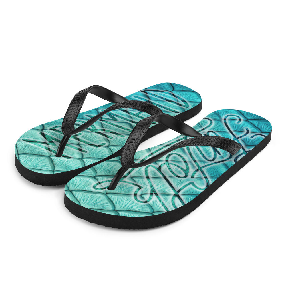 Finfolk Mermaid Fin-Flops: Sapphire