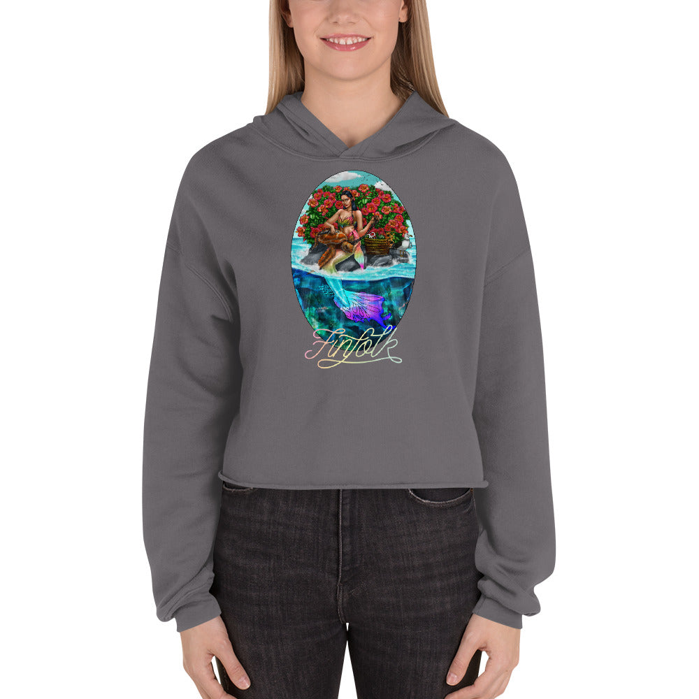 Guardian Mermaid Crop Hoodie