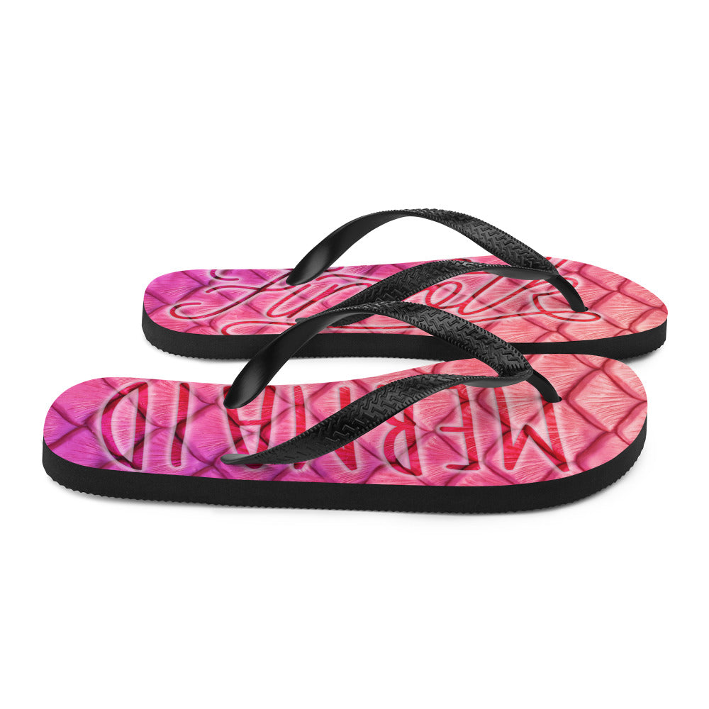 Finfolk Mermaid Fin-Flops: Plumeria