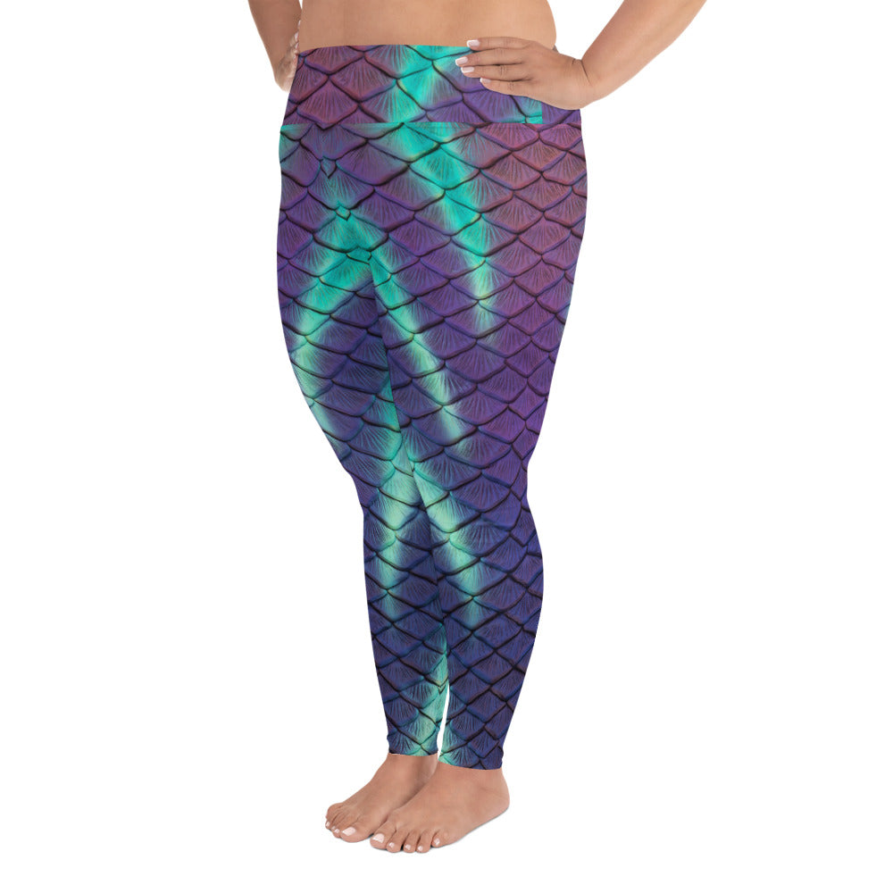 Aurora Borealis Plus Size Leggings