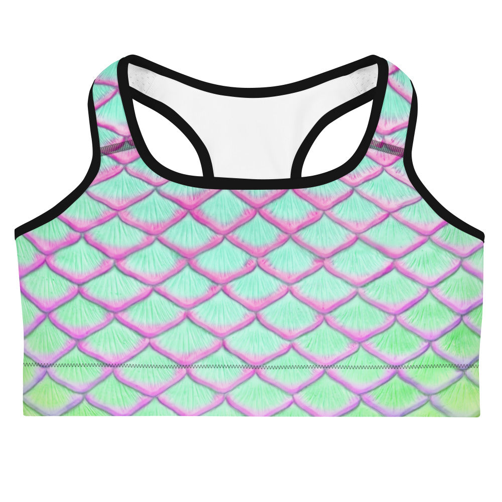 Parrotfish Paradise Sports Bra