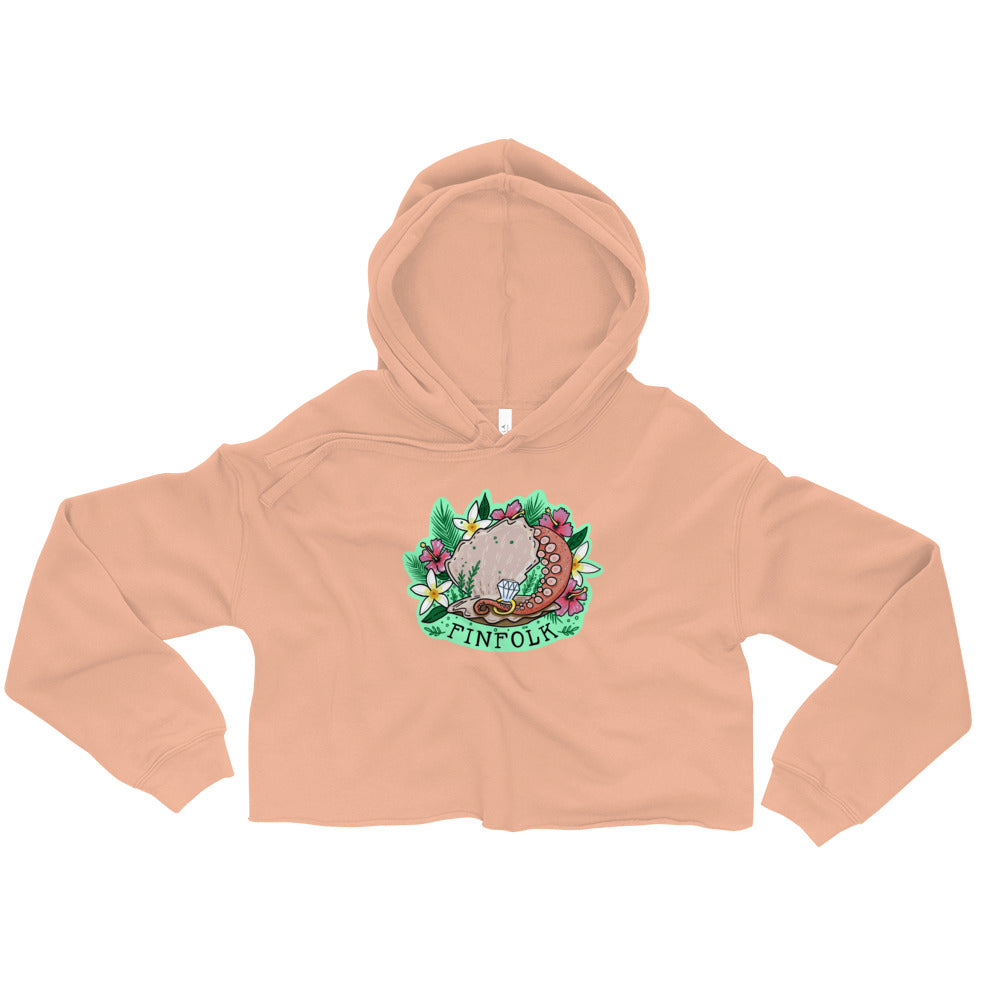 Sucker for You Crop Hoodie