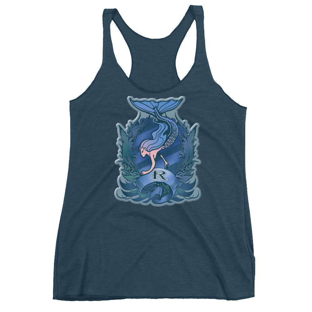 Sapphire Finfolk Crest Racerback Tank