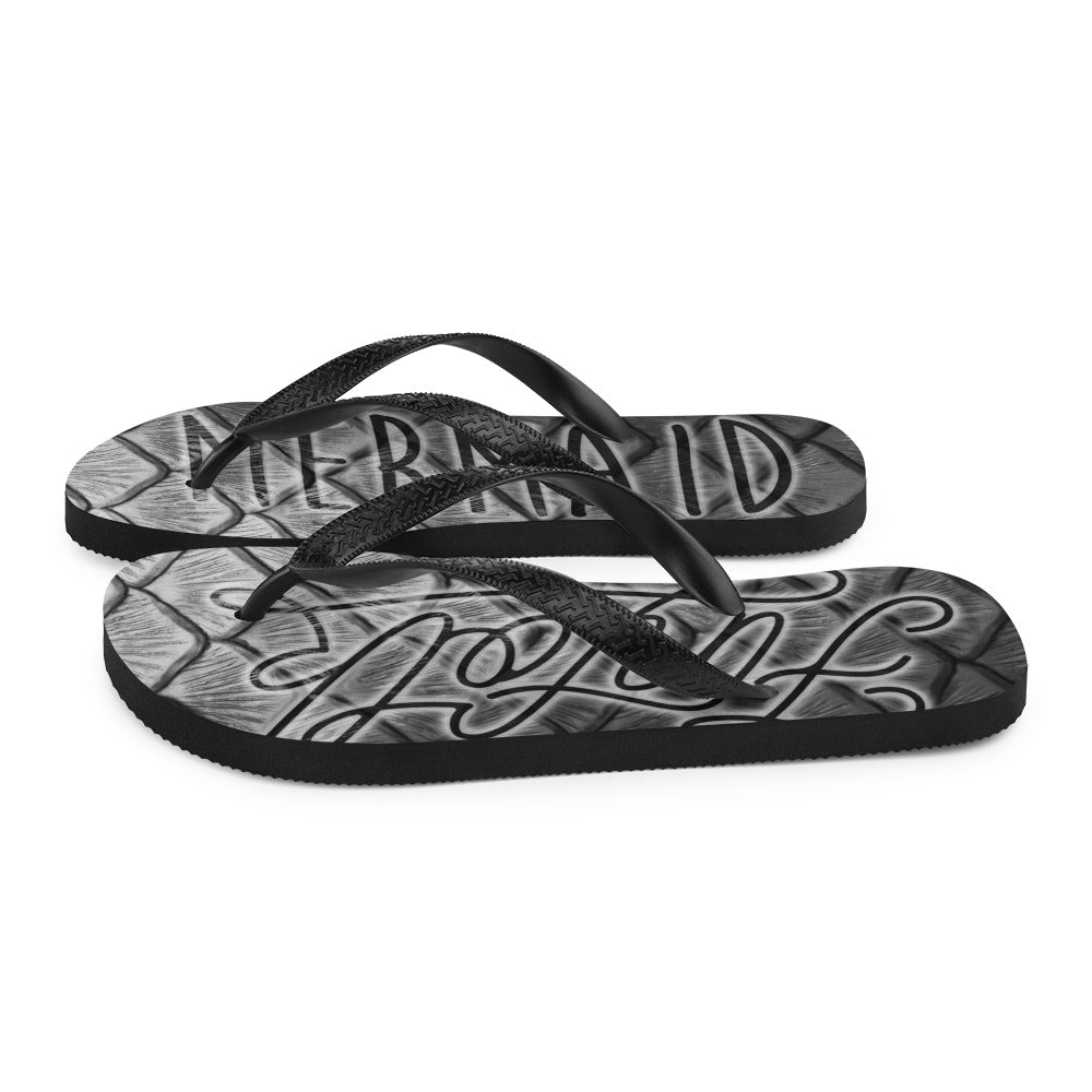 Finfolk Mermaid Fin-Flops: Starcrossed Silver