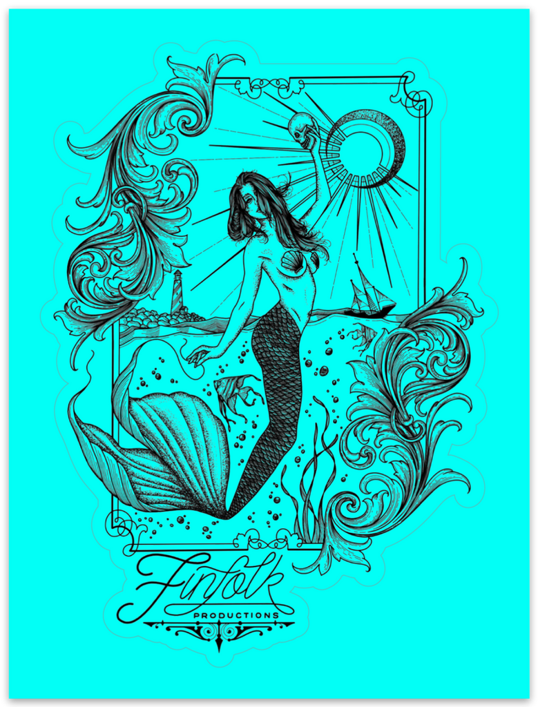 Tattooed Lagoon Sticker
