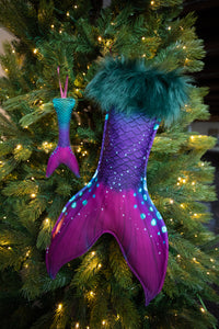 Amphibia Christmas Stocking and Fabric Christmas Ornament