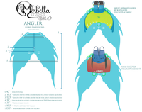 Sea Smoke Merbella by Finfolk Signature Fabric Tail - READY TO SHIP