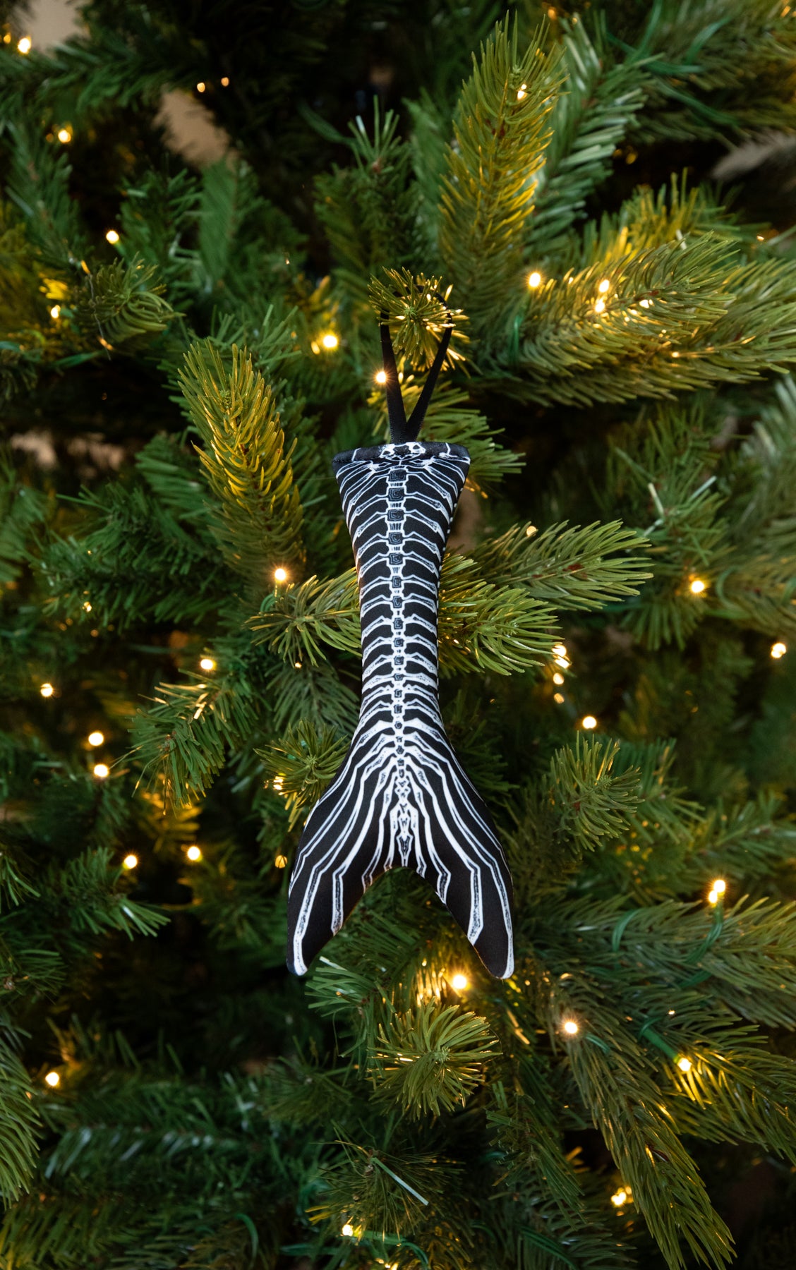 Dead Men Tell No Tails Fabric Christmas Ornament
