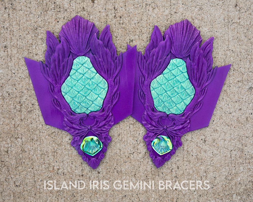 Island Iris Silicone Arm Bracers