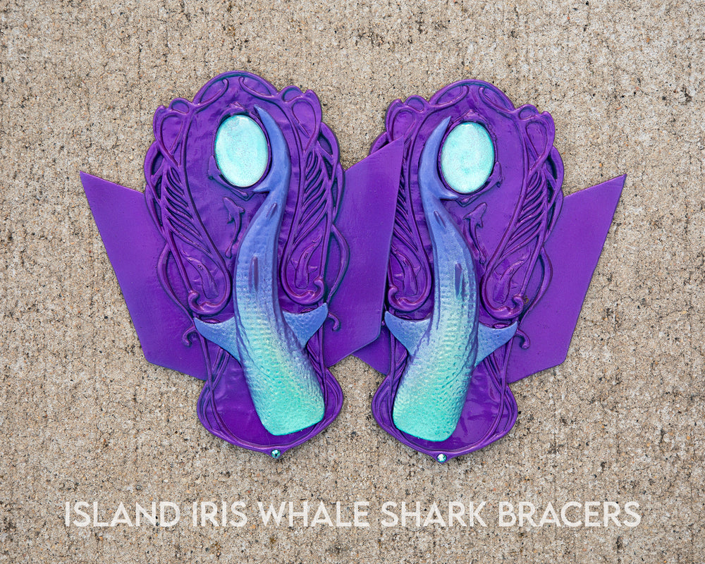 Island Iris Silicone Arm Bracers