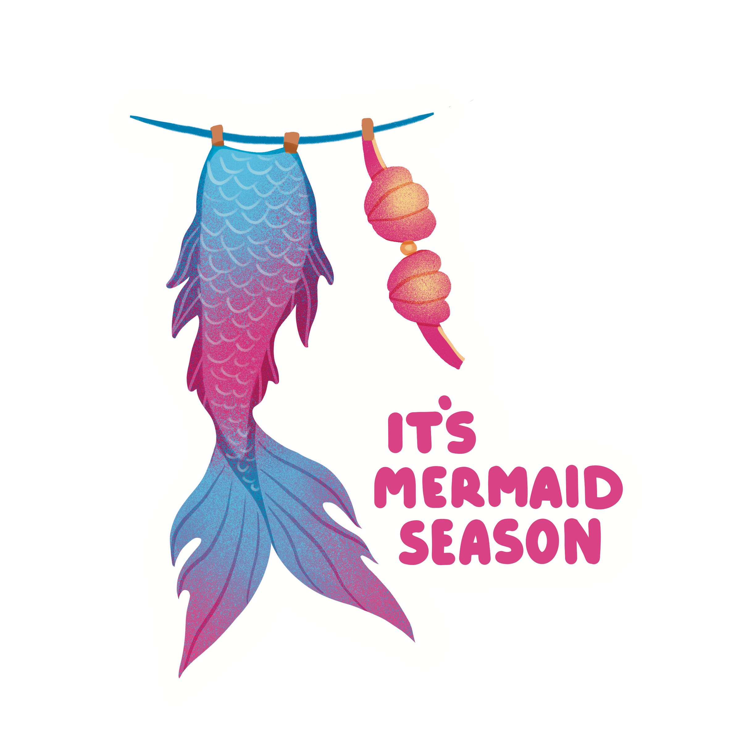 Mermaid Season Sticker