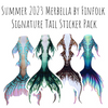 Summer 2023 Merbella by Finfolk Signature Tail Sticker Pack