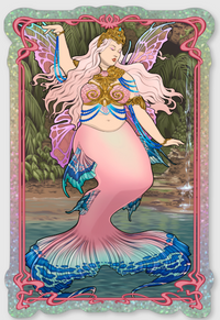 Azalea Finbella Fairy Mermaid Sticker
