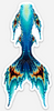 Helix Merbella by Finfolk Signature Tail Sticker