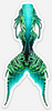 Void Merbella by Finfolk Signature Tail Sticker