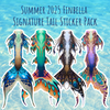 Summer 2025 Merbella by Finfolk Signature Tail Sticker Pack