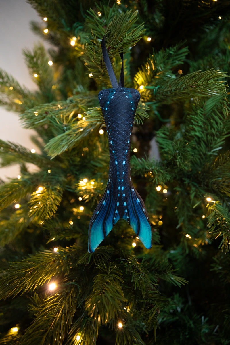Twilight Tide Fabric Christmas Ornament