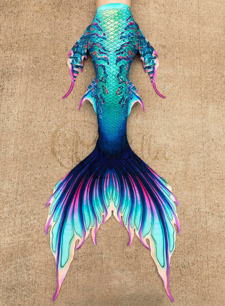 MISPRINT Abalone Abyss Merbella by Finfolk Signature Fabric Tail ...