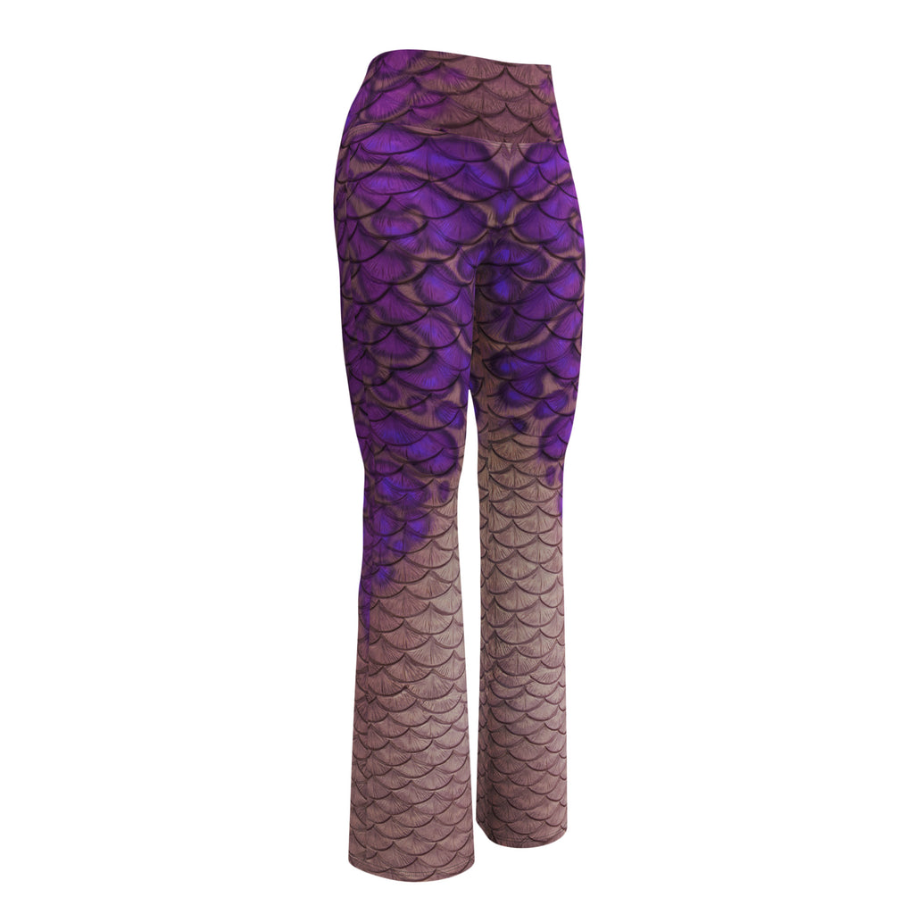 Mermaid flare leggings shops