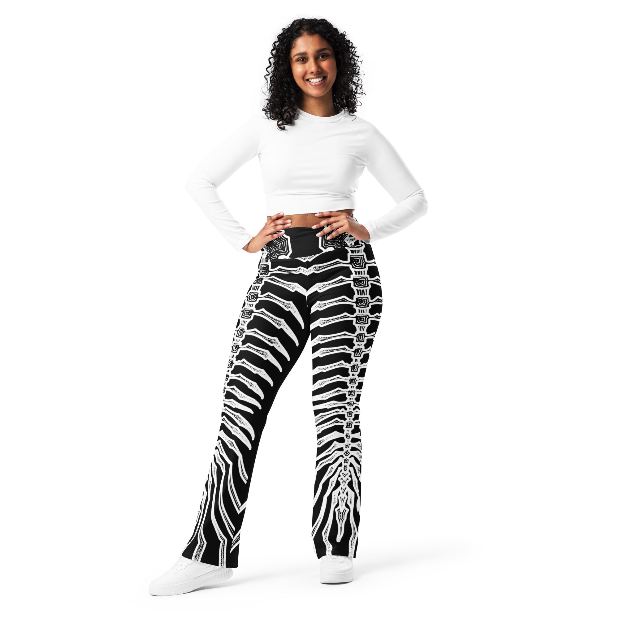 Dead Men Tell No Tails Flare Leggings