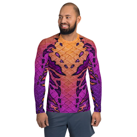 Twilight Tide Fitted Rash Guard