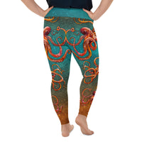 Curious Kraken Plus Size Leggings