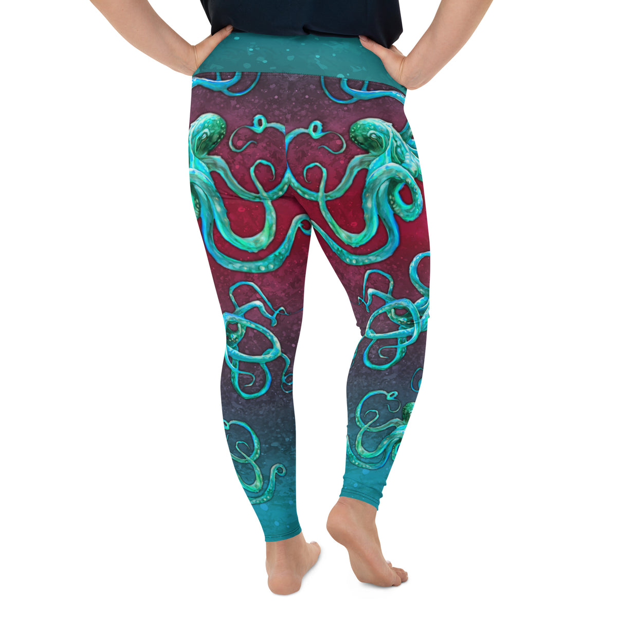 Cosmic Kraken Plus Size Leggings