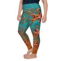 Curious Kraken Plus Size Leggings