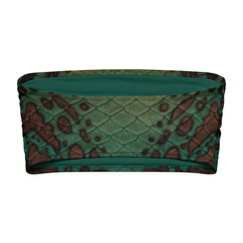 Obsidian Scale Recycled High-Waisted Bikini Bottom