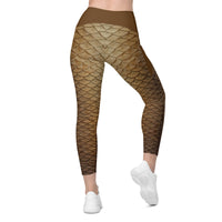 Sun Seeker Cross Waist Leggings with Pockets