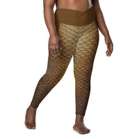 Sun Seeker Cross Waist Leggings with Pockets