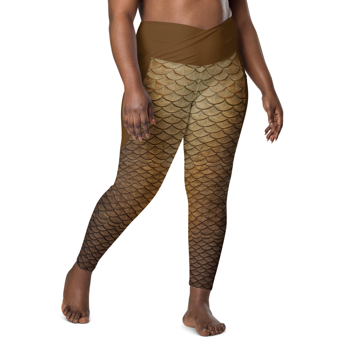 Sun Seeker Cross Waist Leggings with Pockets