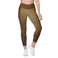 Sun Seeker Cross Waist Leggings with Pockets