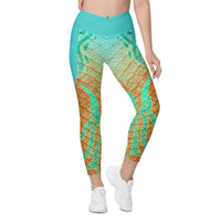 Oasis Cross Waist Leggings with Pockets