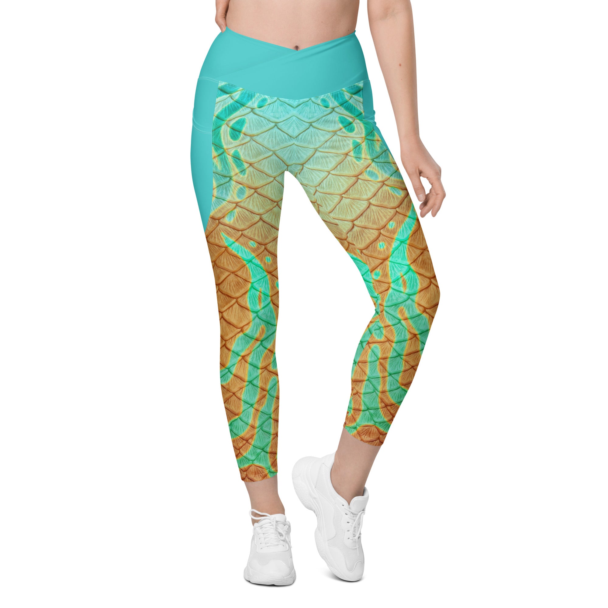 Oasis Cross Waist Leggings with Pockets