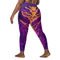 All Hallows Eve Waist Leggings with Pockets