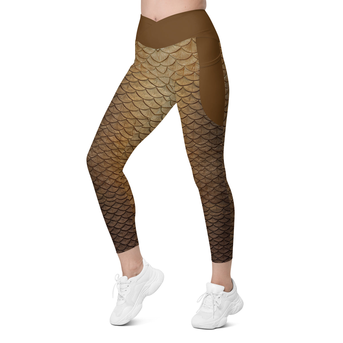 Sun Seeker Cross Waist Leggings with Pockets